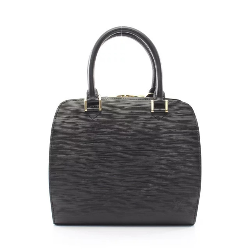 Louis Vuitton Pont Neuf Epi Noir Black Handbag Leather Black